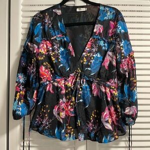 Tanya Taylor Floral Bohemian Blouse